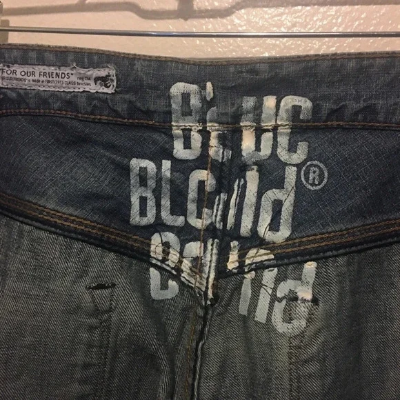 NWT BlueBlood Brand FOF00WFL DeepCutWornForLife Distressed Jeans - Picture 6 of 8